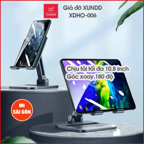 Giá đỡ XUNDD XDHO-006 - Giá đỡ điện thoại, máy tính bảng, iPhone, iPad Hợp Kim Nhôm