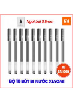 Bộ 10 Bút Xiaomi Mi Jumbo Gel Ink Pen (Mực Đen)
