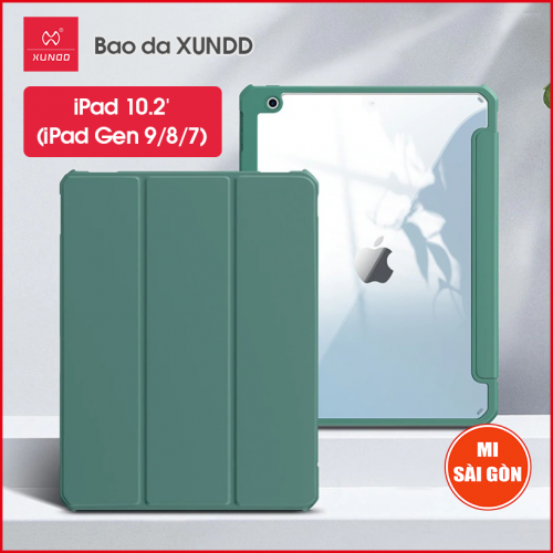 Bao da XUNDD iPad 10.2 inch (iPad Gen 9/8/7) (BEATLE DREAM SERIES) - Mặt lưng trong, Có ngăn đựng bút