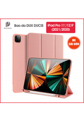 Bao da DUX DUCIS iPad Pro 11/ 12.9 inch (M1-2021/2020) (DOMO SERIES) - Mặt lưng TPU mềm, Có ngăn đựng bút
