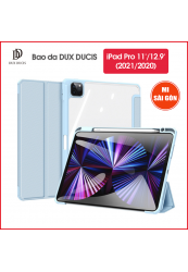 Bao da DUX DUCIS iPad Pro 11/ 12.9 inch (M1-2021/2020) (TOBY SERIES) - Mặt lưng trong, Có Khay Đựng Bút