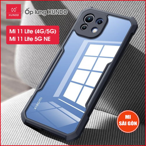 Ốp lưng XUNDD Xiaomi Mi 11 Lite ( 4G / 5G ) / Mi 11 Lite 5G NE - Mặt lưng trong, Viền TPU, Chống sốc