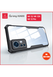 Ốp lưng XUNDD Xiaomi Mi 12/ Mi 12X/ Mi 12 Pro - Chống sốc, Viền TPU, Mặt lưng trong