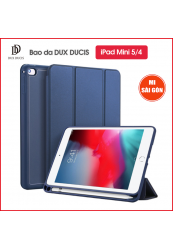 Bao da DUX DUCIS iPad Mini 5/ 4 (OSOM SERIES) - Mặt lưng Silicon mềm, Nắp PU mịn, Có ngăn đựng bút